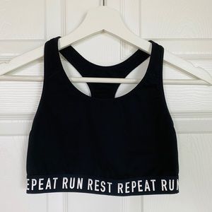 ‘RUN REST REPEAT’ Old Navy Sports Bra